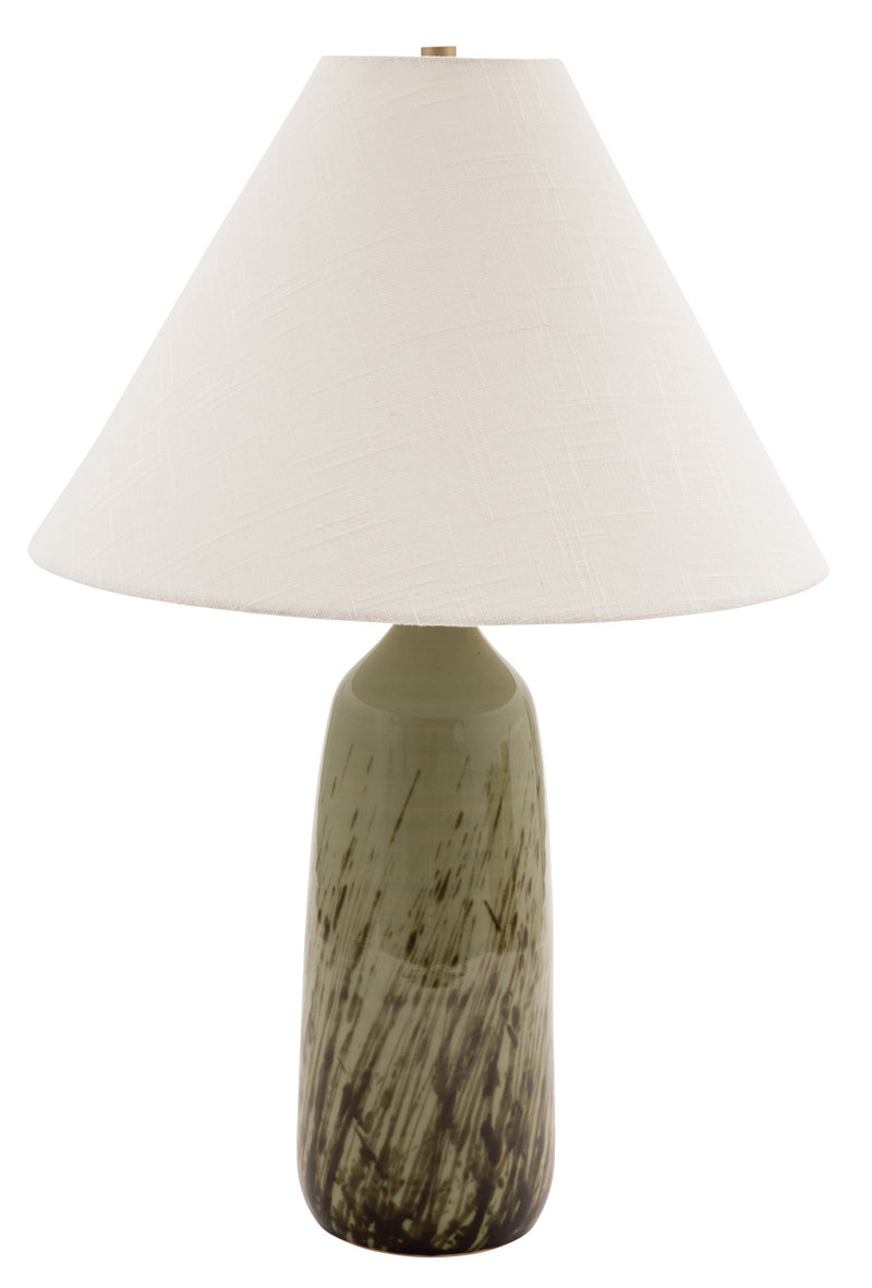 House of Troy GS100-DCG One Light Table Lamp, Decorated Celadon