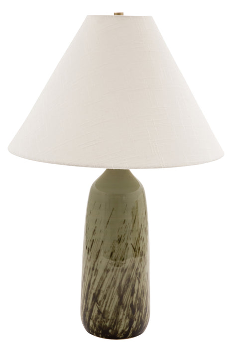 House of Troy GS100-DCG One Light Table Lamp, Decorated Celadon
