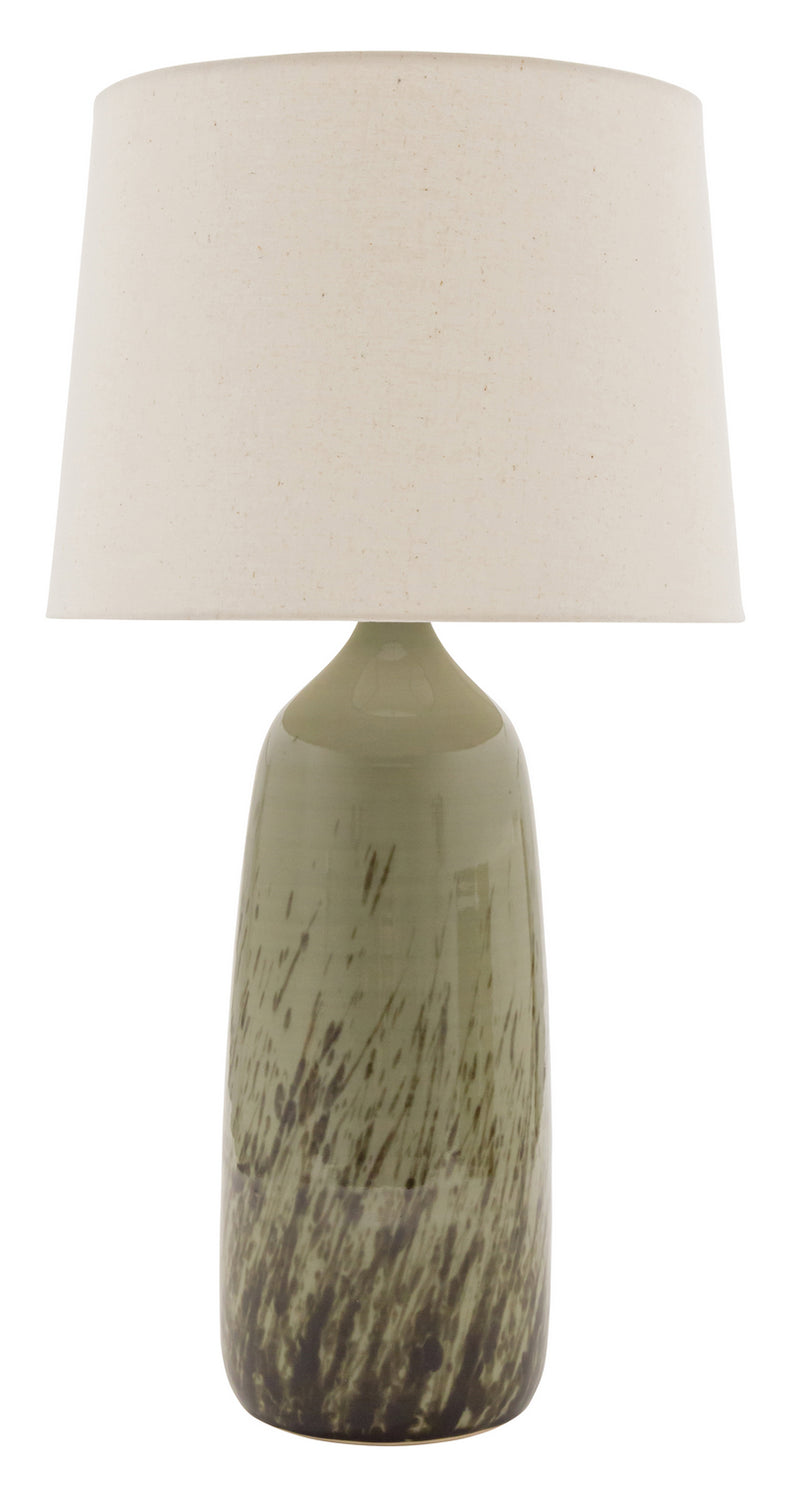 House of Troy GS101-DCG One Light Table Lamp, Decorated Celadon
