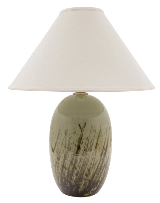 House of Troy GS150-DCG One Light Table Lamp, Decorated Celadon
