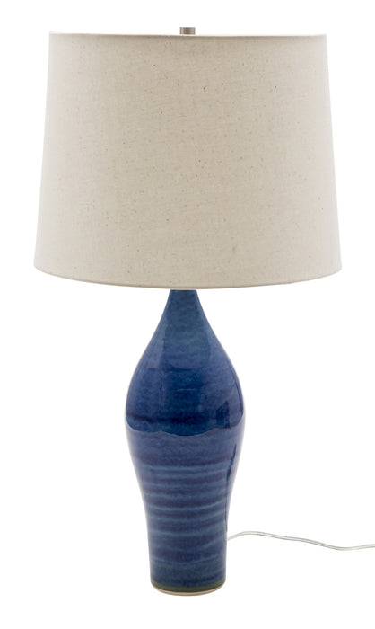 House of Troy GS170-BG One Light Table Lamp, Blue Gloss