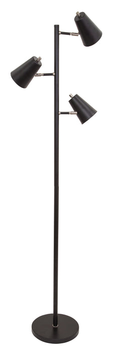 House of Troy K130-BLK LED Floor Lamp, Black