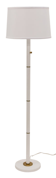 House of Troy RU703-WT Three Light Floor Lamp, White