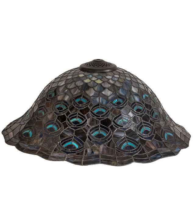 Meyda Tiffany 10676 Shade, Green/Blue Pbag Purple/Lt Blue Aqua