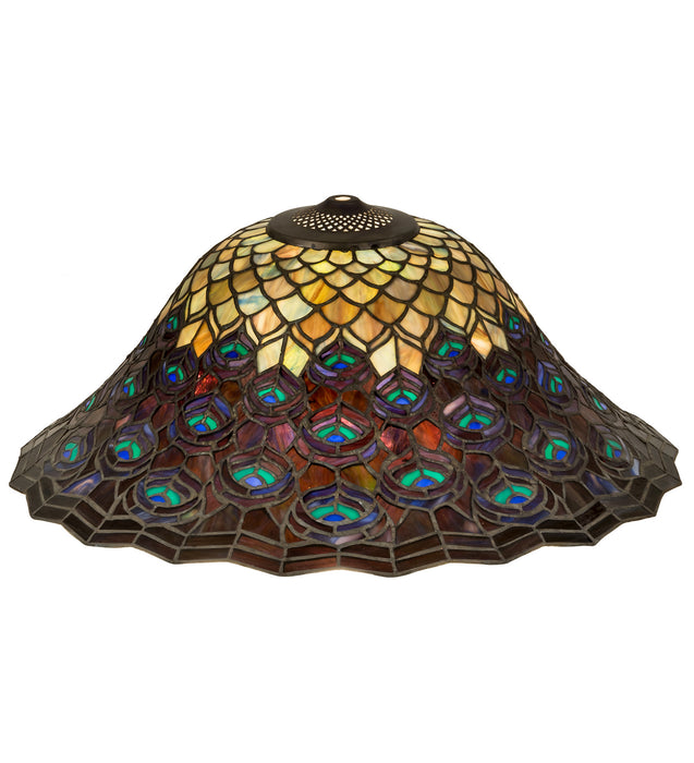Meyda Tiffany 10676 Shade, Green/Blue Pbag Purple/Lt Blue Aqua