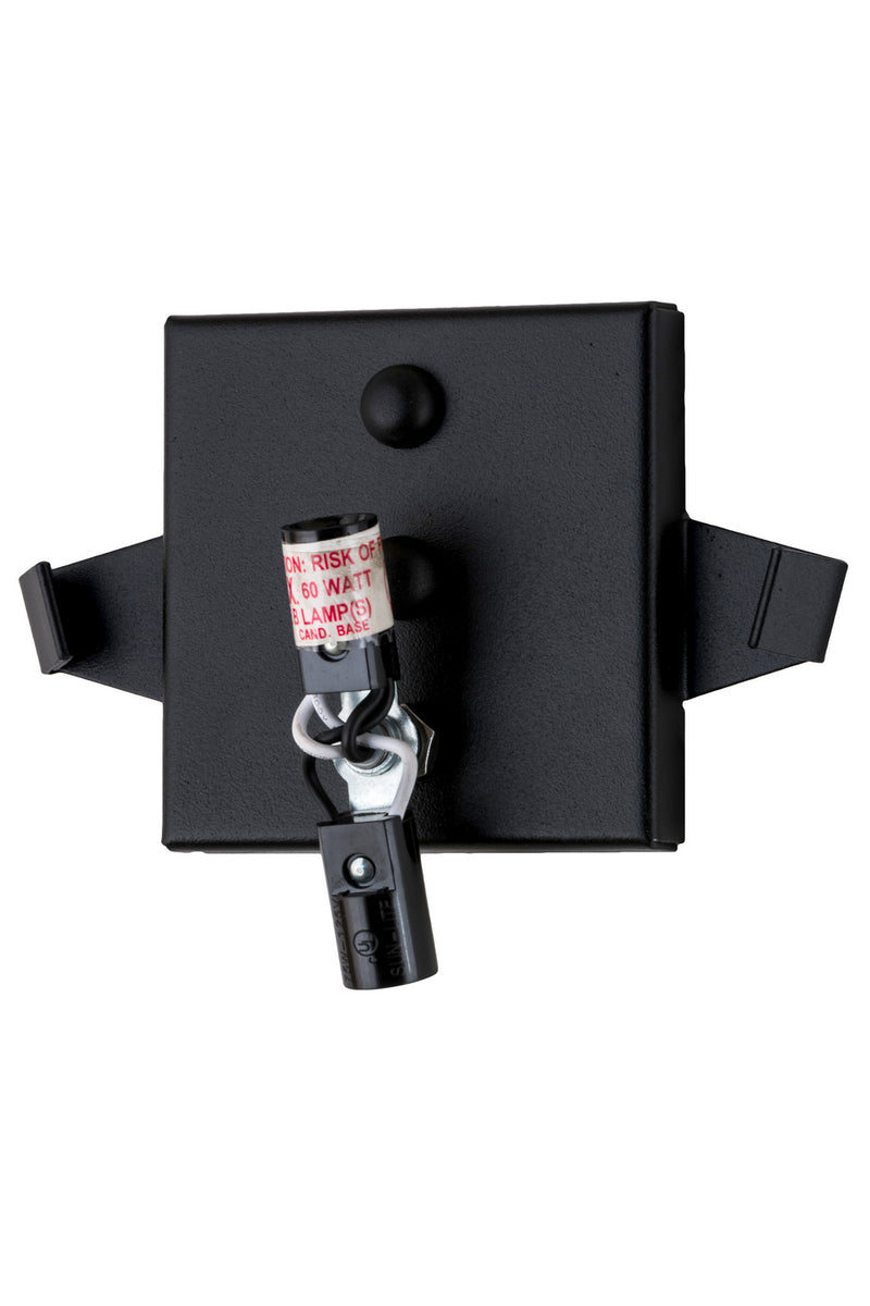 Meyda Tiffany 107880 Two Light Wall Sconce Hardware, Textured Black