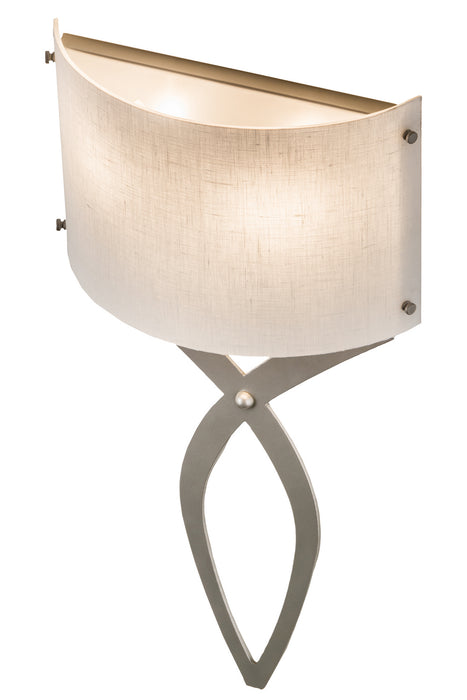 Meyda Tiffany 163760 Two Light Wall Sconce, Nickel