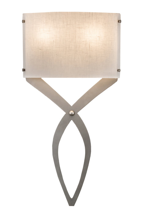 Meyda Tiffany 163760 Two Light Wall Sconce, Nickel