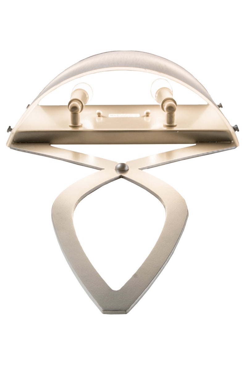 Meyda Tiffany 163760 Two Light Wall Sconce, Nickel