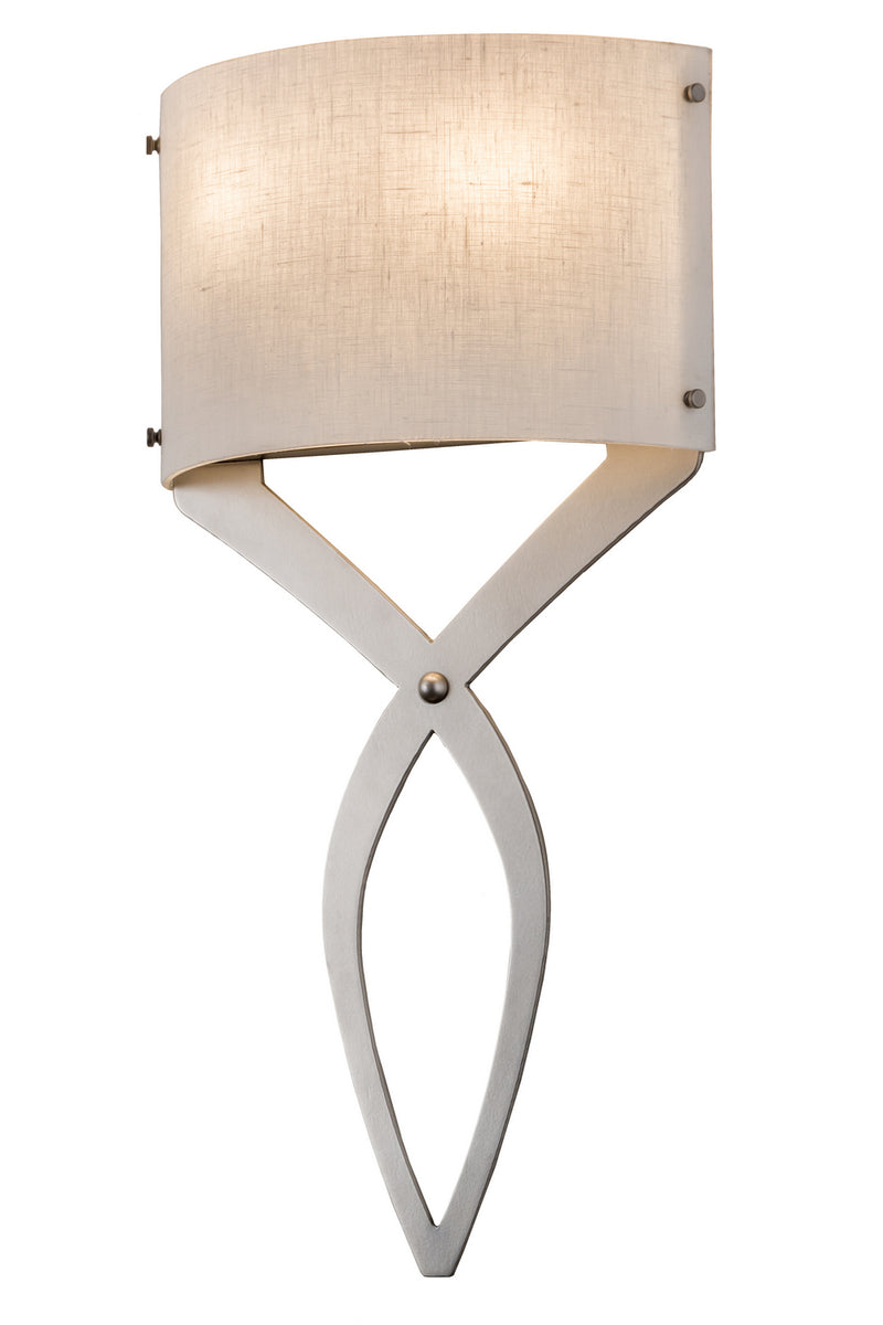 Meyda Tiffany 163760 Two Light Wall Sconce, Nickel