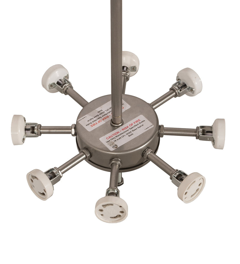 Meyda Tiffany 177539 Eight Light Pendant, Nickel