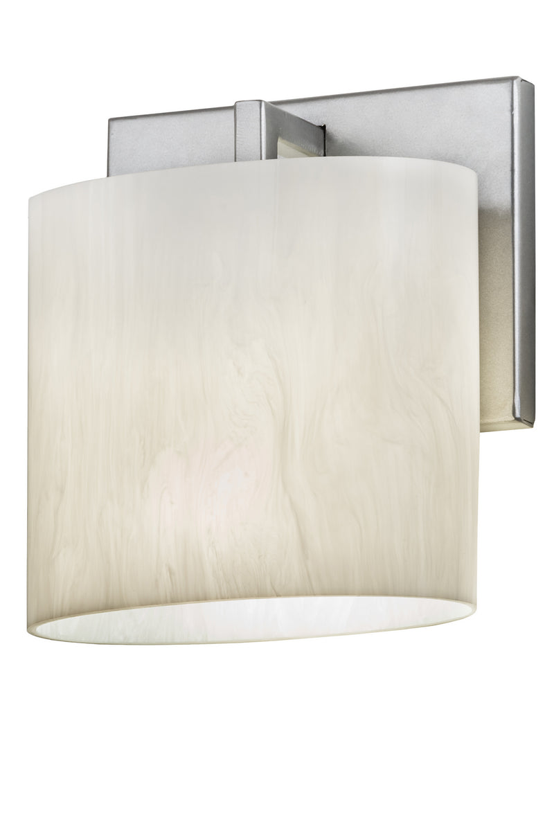 Meyda Tiffany 177550 One Light Wall Sconce, Nickel