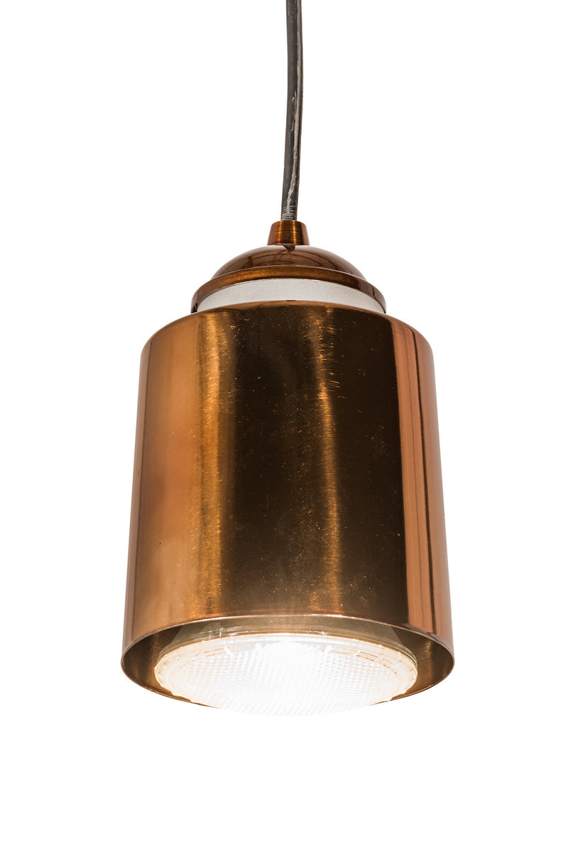 Meyda Tiffany 179053 One Light Pendant, Transparent Copper