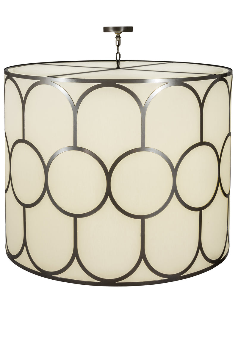 Meyda Tiffany 180117 Eight Light Pendant, Bronze Metallic