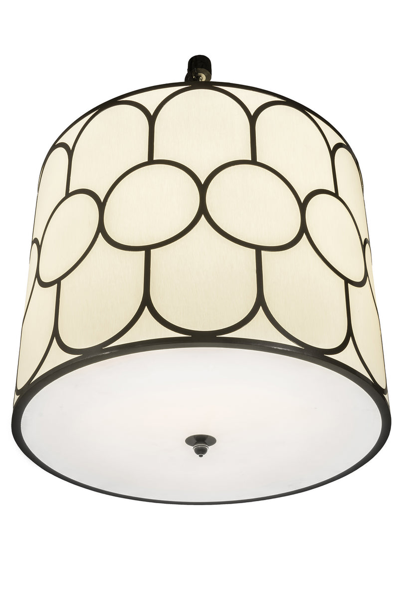 Meyda Tiffany 180117 Eight Light Pendant, Bronze Metallic