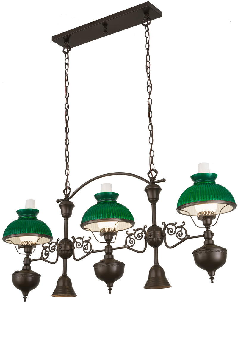 Meyda Tiffany 180886 Five Light Island Pendant, Brown Bronze