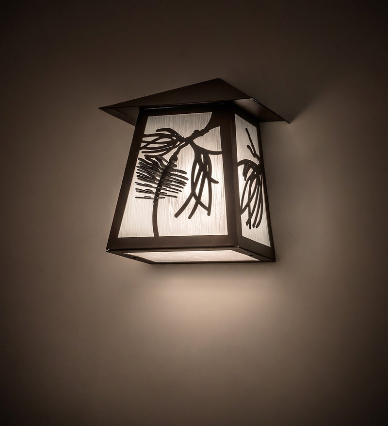 Meyda Tiffany 181546 One Light Wall Sconce, Mahogany Bronze