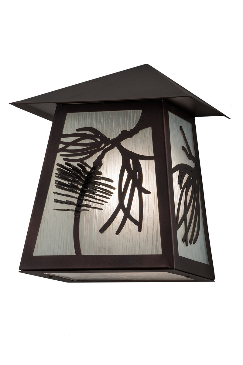 Meyda Tiffany 181546 One Light Wall Sconce, Mahogany Bronze