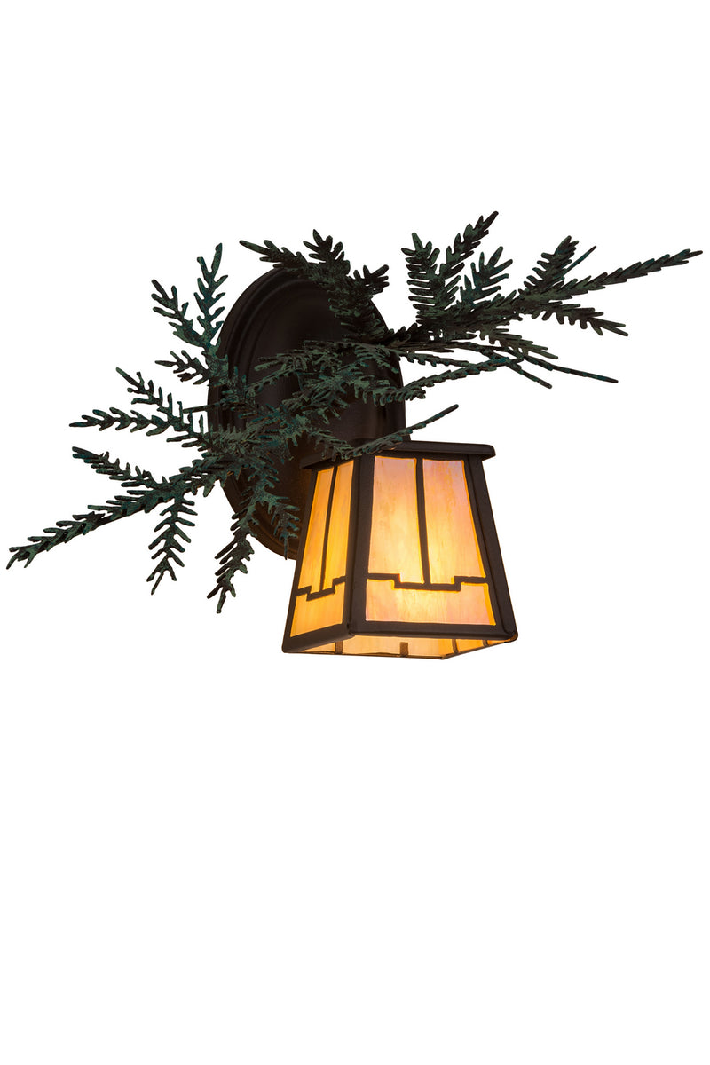 Meyda Tiffany 182275 One Light Wall Sconce, Cafe Noir