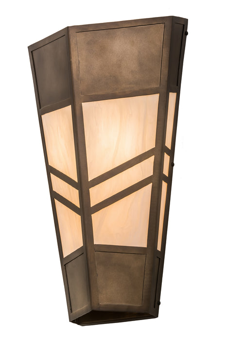Meyda Tiffany 182998 Three Light Wall Sconce, Antique Copper