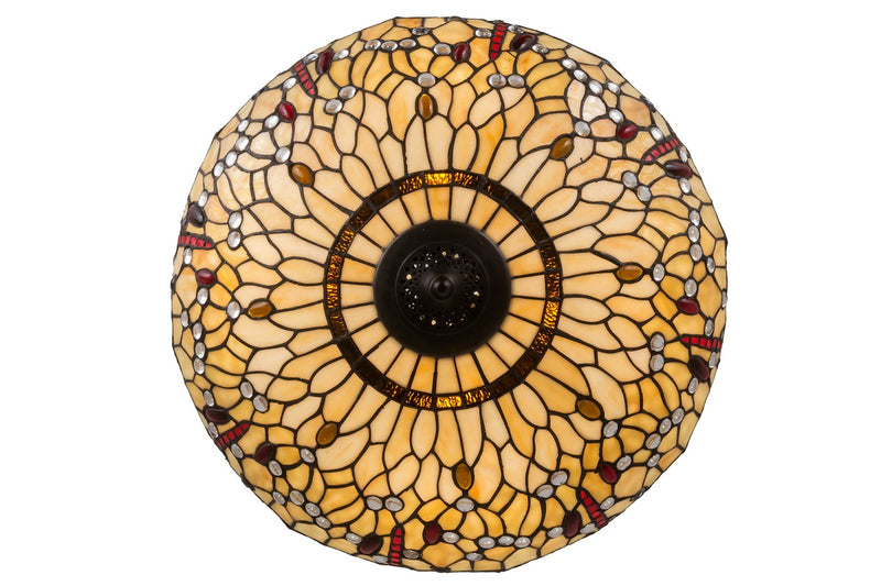 Meyda Tiffany 183023 Four Light Pendant, Mahogany Bronze