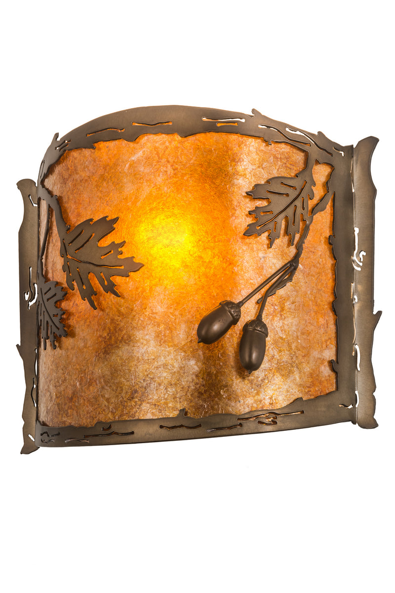 Meyda Tiffany 184030 One Light Wall Sconce, Antique Copper