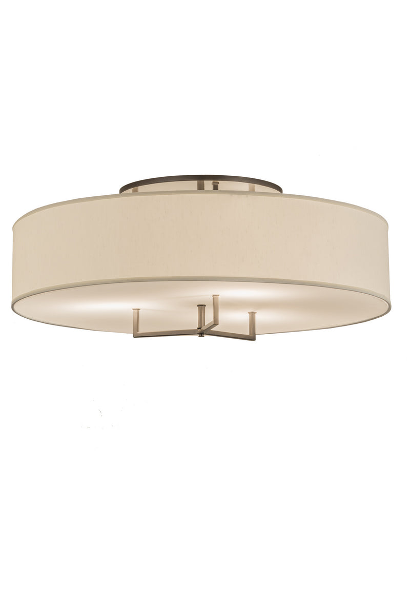 Meyda Tiffany 184411 Four Light Flushmount, Bronze Metallic