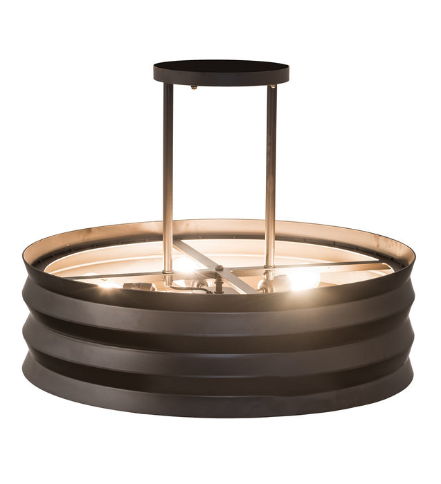 Meyda Tiffany 184502 Six Light Pendant, Oil Rubbed Bronze