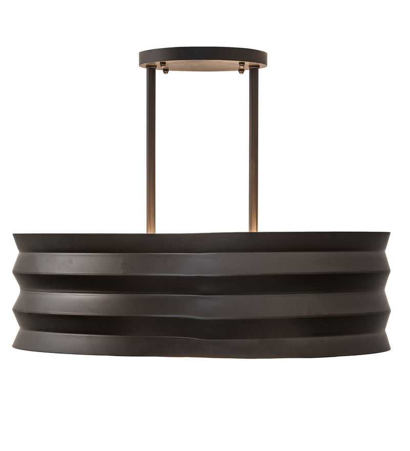 Meyda Tiffany 184502 Six Light Pendant, Oil Rubbed Bronze