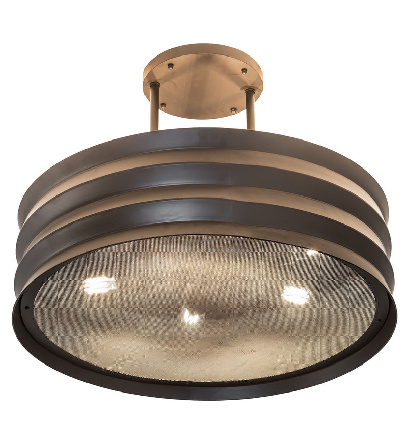 Meyda Tiffany 184502 Six Light Pendant, Oil Rubbed Bronze