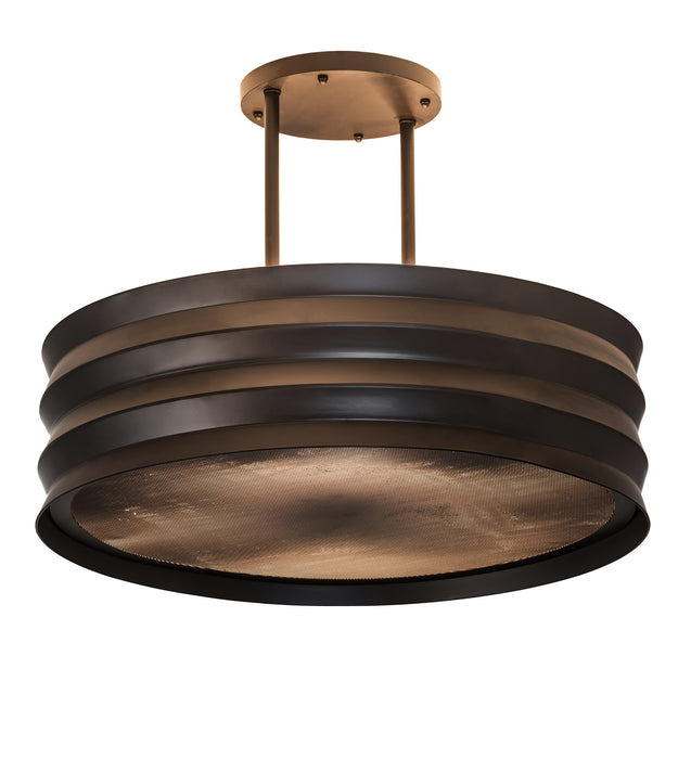 Meyda Tiffany 184502 Six Light Pendant, Oil Rubbed Bronze