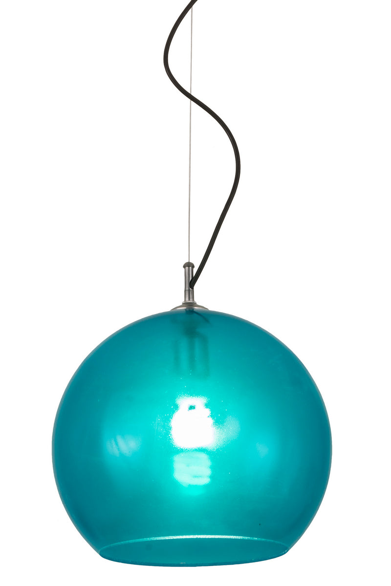 Meyda Tiffany 184576 One Light Pendant, Chrome