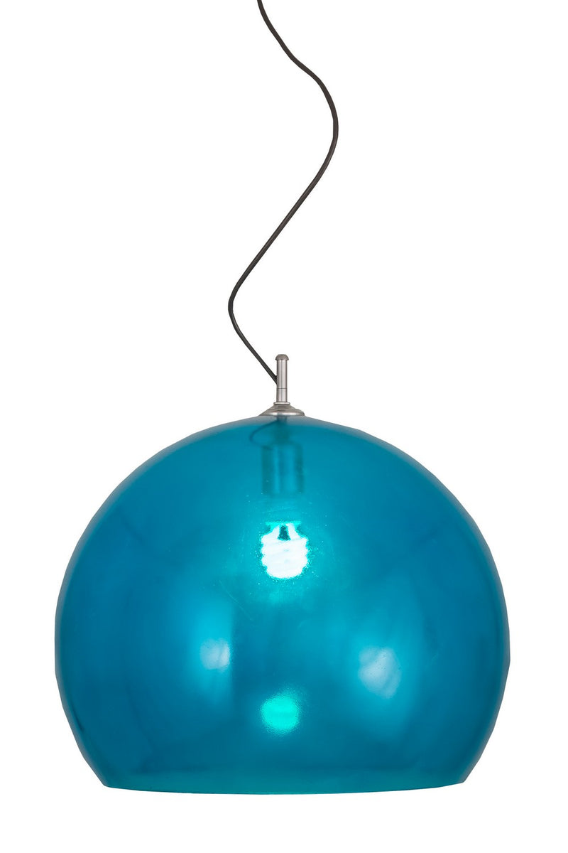 Meyda Tiffany 185599 One Light Pendant, Chrome