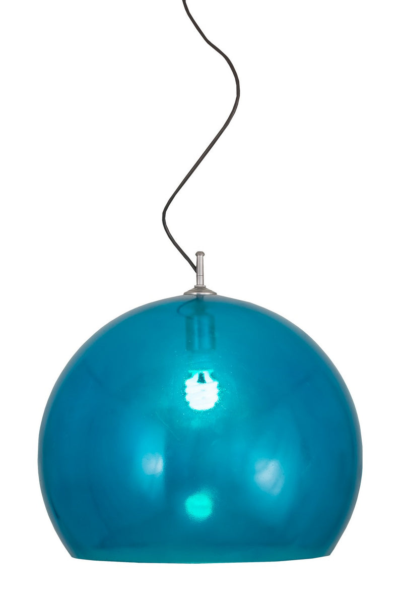 Meyda Tiffany 185599 One Light Pendant, Chrome