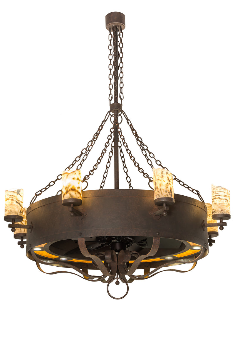 Meyda Tiffany 185627 24 Light Chandelier, Rusty Nail