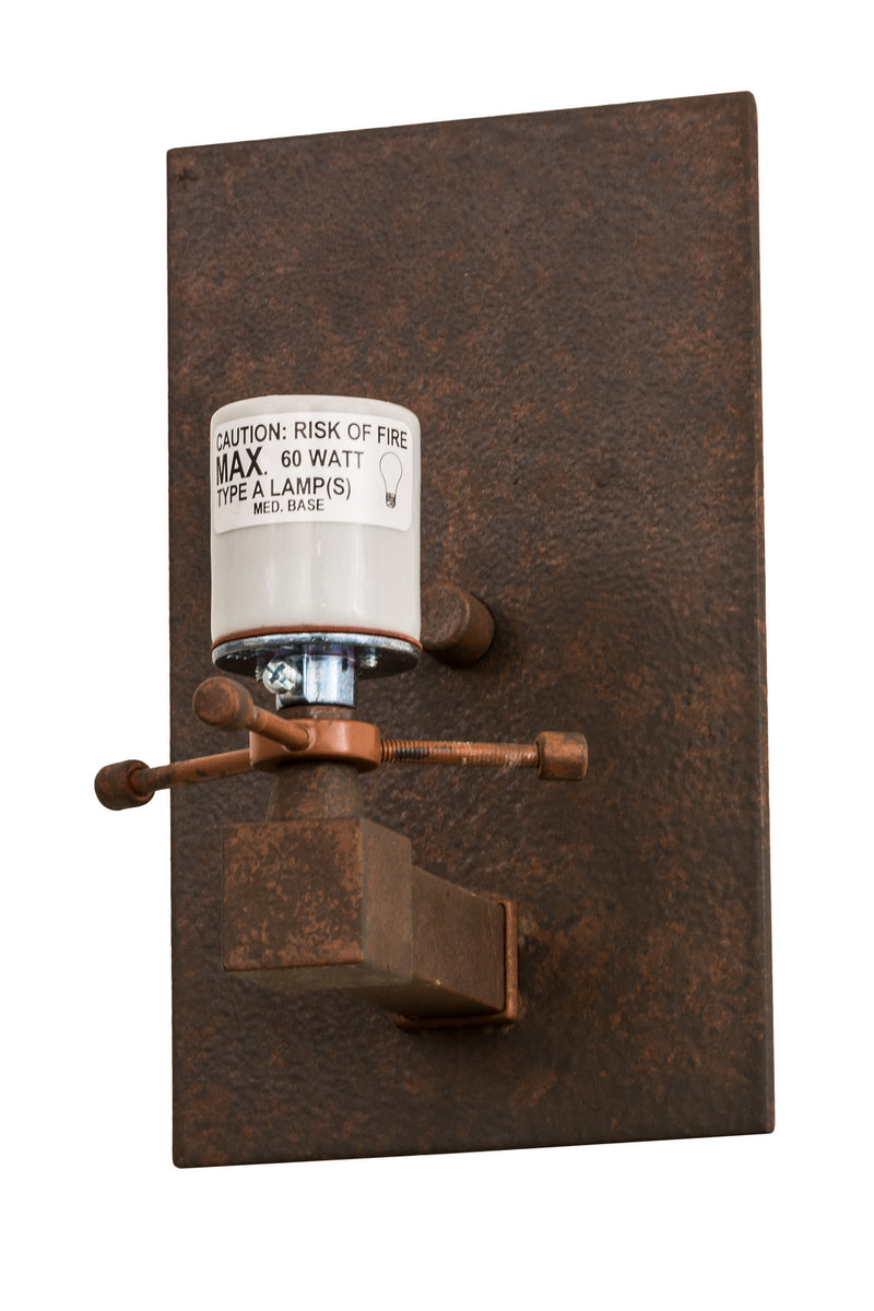 Meyda Tiffany 185630 One Light Wall Sconce, Rusty Nail