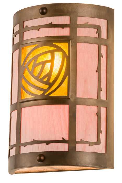 Meyda Tiffany 185655 Two Light Wall Sconce, Antique Copper