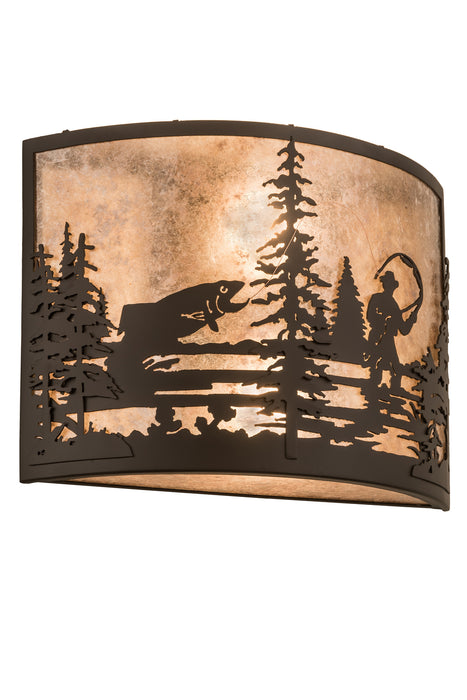 Meyda Tiffany 185798 Two Light Wall Sconce, Oil Rubbed Bronze