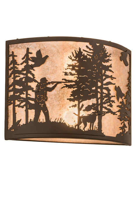 Meyda Tiffany 185803 Two Light Wall Sconce, Oil Rubbed Bronze