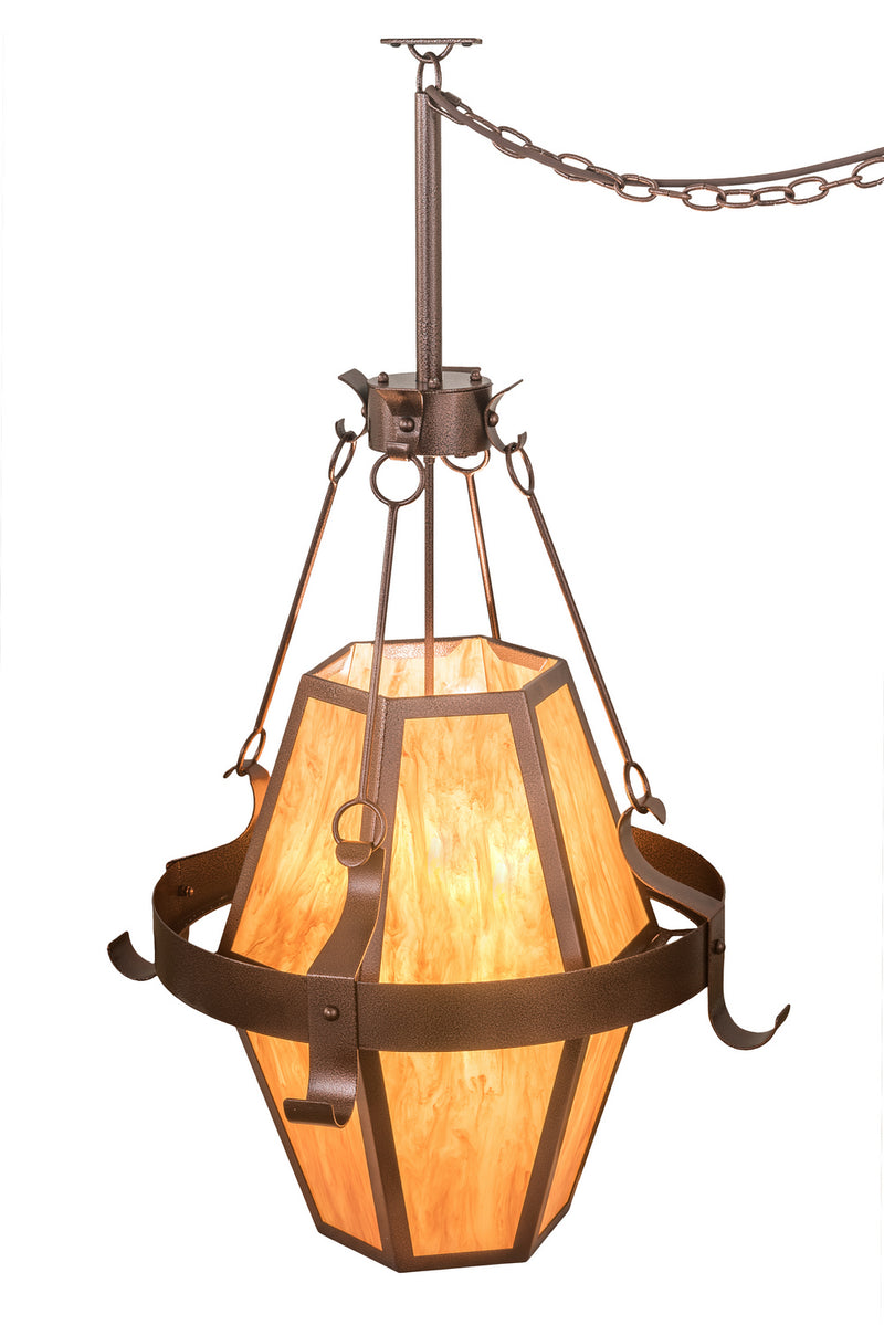 Meyda Tiffany 185817 Eight Light Pendant, New Copper Vein