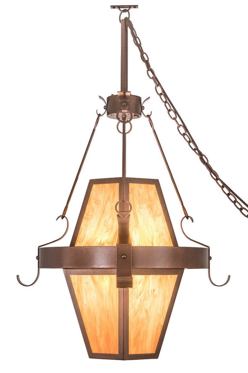 Meyda Tiffany 185817 Eight Light Pendant, New Copper Vein