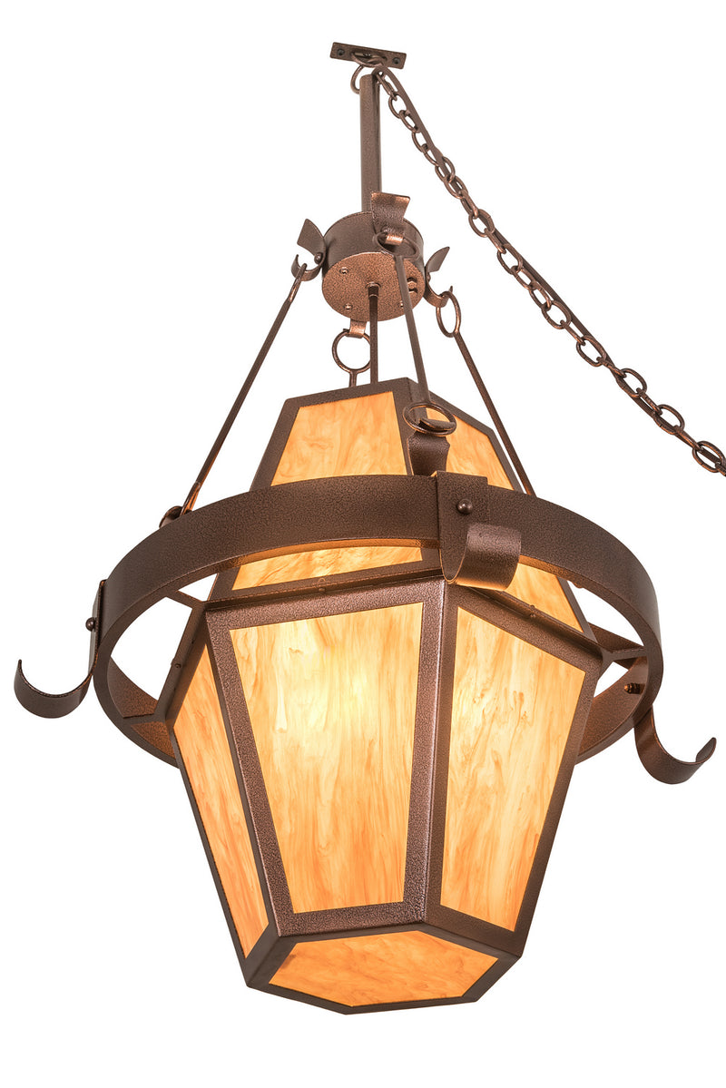 Meyda Tiffany 185817 Eight Light Pendant, New Copper Vein