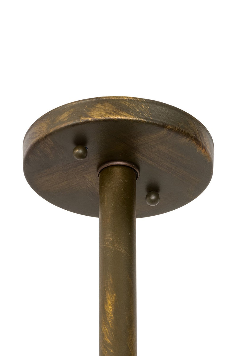 Meyda Tiffany 186159 One Light Pendant, Antique Brass (Matte And Gloss)