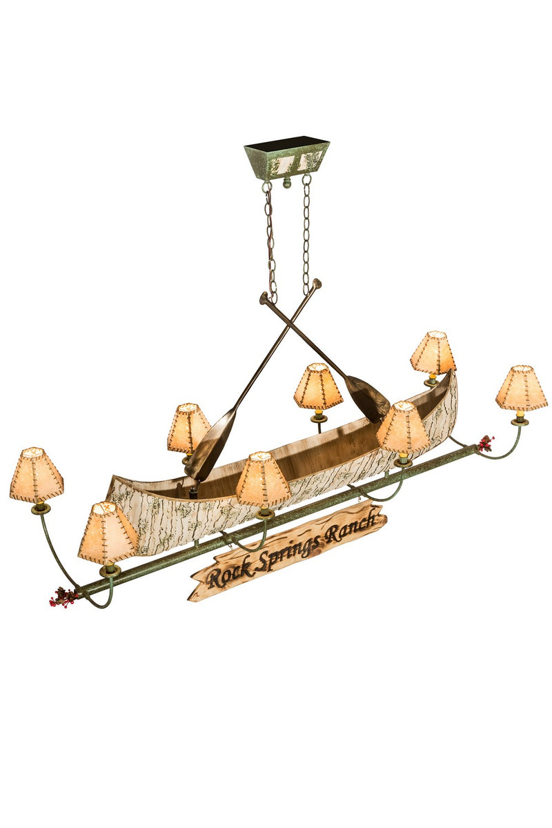 Meyda Tiffany 186354 Eight Light Chandelier, Antique Copper,Tarnished Copper