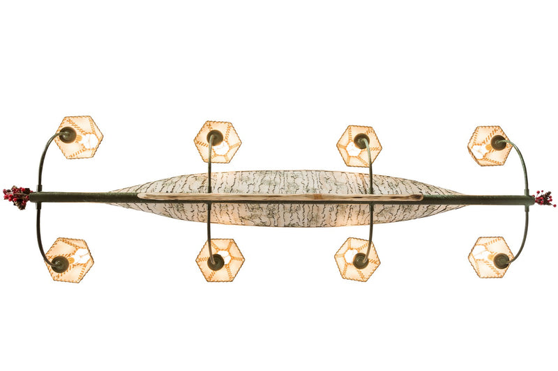 Meyda Tiffany 186354 Eight Light Chandelier, Antique Copper,Tarnished Copper