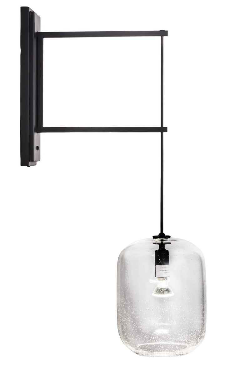 Meyda Tiffany 186391 One Light Wall Sconce, Solar Black