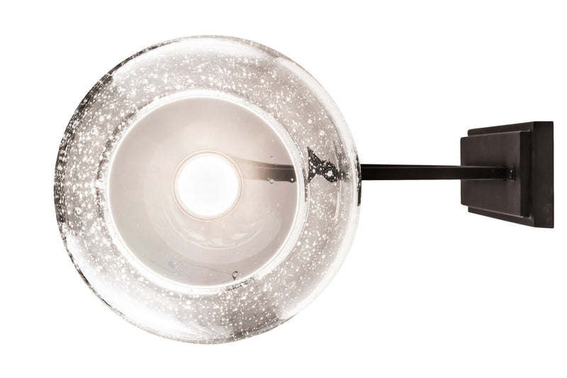 Meyda Tiffany 186391 One Light Wall Sconce, Solar Black