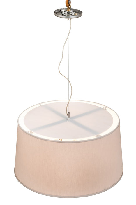 Meyda Tiffany 186635 Four Light Pendant, Nickel