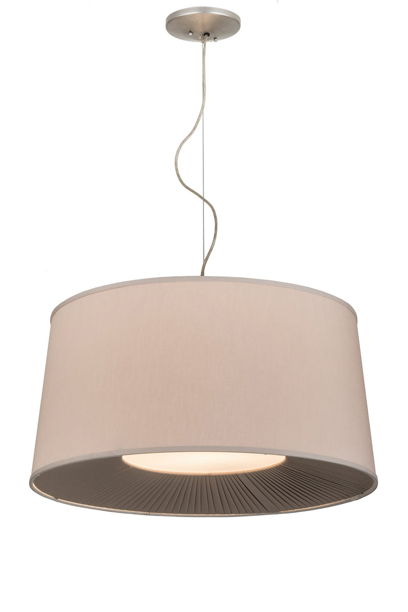 Meyda Tiffany 186635 Four Light Pendant, Nickel