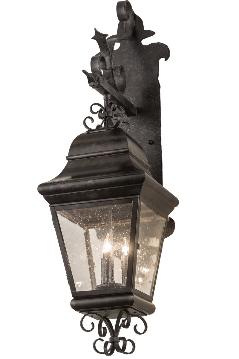 Meyda Tiffany 186664 Three Light Wall Sconce, Smoke